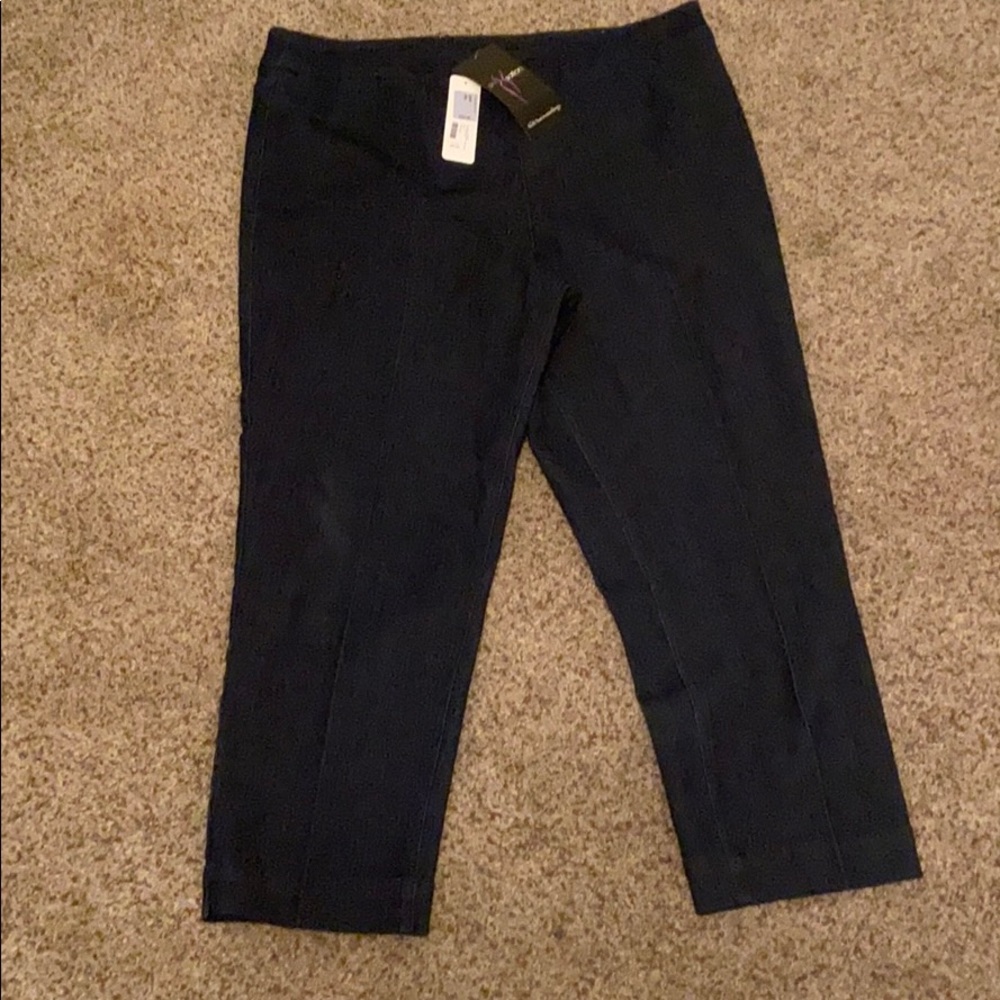 Soft Surroundings XL W dark denim jeans